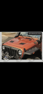 Jeep Wrangler 2006-2017 Bonnet Hood
