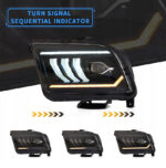 Ford Mustang 2005-2009 LED bi-xenon Headlights - Image 11