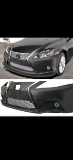 Lexus IS 2006-2013 Front Bumper - Image 3