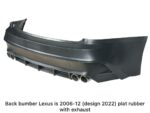 🔥 Lexus IS Rear Bumper 2006–2013 with Exhaust Tips 🔥 - Image 2