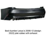 🔥 Lexus IS Rear Bumper 2006–2013 with Exhaust Tips 🔥 - Image 3